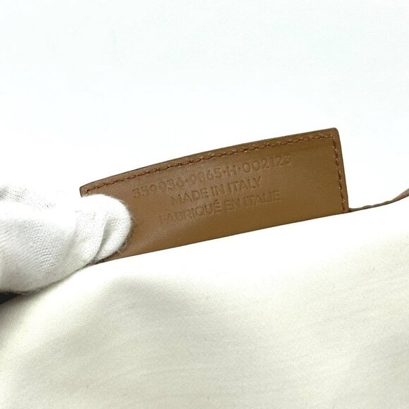 BALENCIAGA 339936 Navy Kabas M bag shawl Tote Bag Canvas/Leather Beige/Brown - Picture 14 of 15